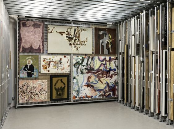 Il magazzino del Guggenheim Museum di New York. Photo David M. Heald