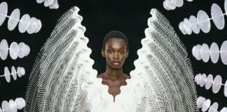 Iris van Herpen, collezione autunno inverno 2019 2020. Paris Fashion Week. Courtesy Iris van Herpen (dettaglio)