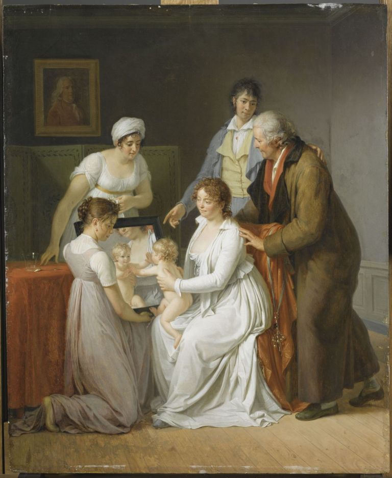 Jacques Augustin Catherine Pajou, La famille de l'artiste, 1802. Musée du Louvre, Parigi © RMN Grand Palais (musée du Louvre). Photo Michel Urtado