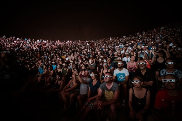 Kraftwerk 3D, Ostia Antica, Teatro Romano. Photo credit Danilo D'Auria