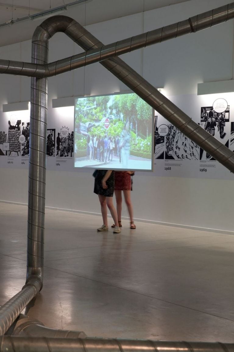 La rue. Où le monde se crée, installation view at La Panacée, Montpellier, 2019. Photo Marc Domage