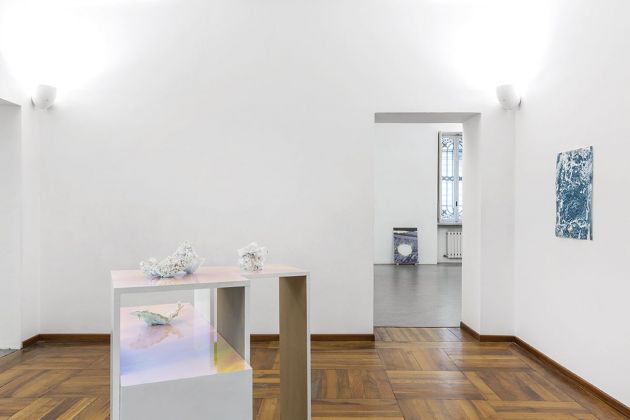 Laura Pugno. L'invisibilità dell'inverno. Installation view at Galleria Alberto Peola, Torino 2019. Photo Beppe Giardino