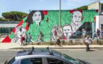 Lucamaleonte a Ostia, il muro cancellato. Foto di Oscar Giampaoli