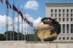 MAECI - Ministero degli Affari Esteri. Dettaglio della facciata con la Sfera grande di Arnaldo Pomodoro. Photo Giorgio Benni