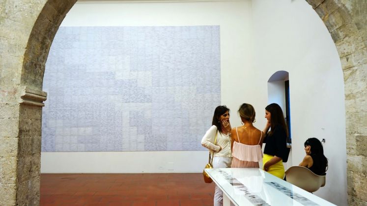 Mariatersa Sartori, Seguendo l'ordine del tempo, exhibition view at galleria Doppelganger, Bari 2019, inaugurazione, photo Teresa Imbriani