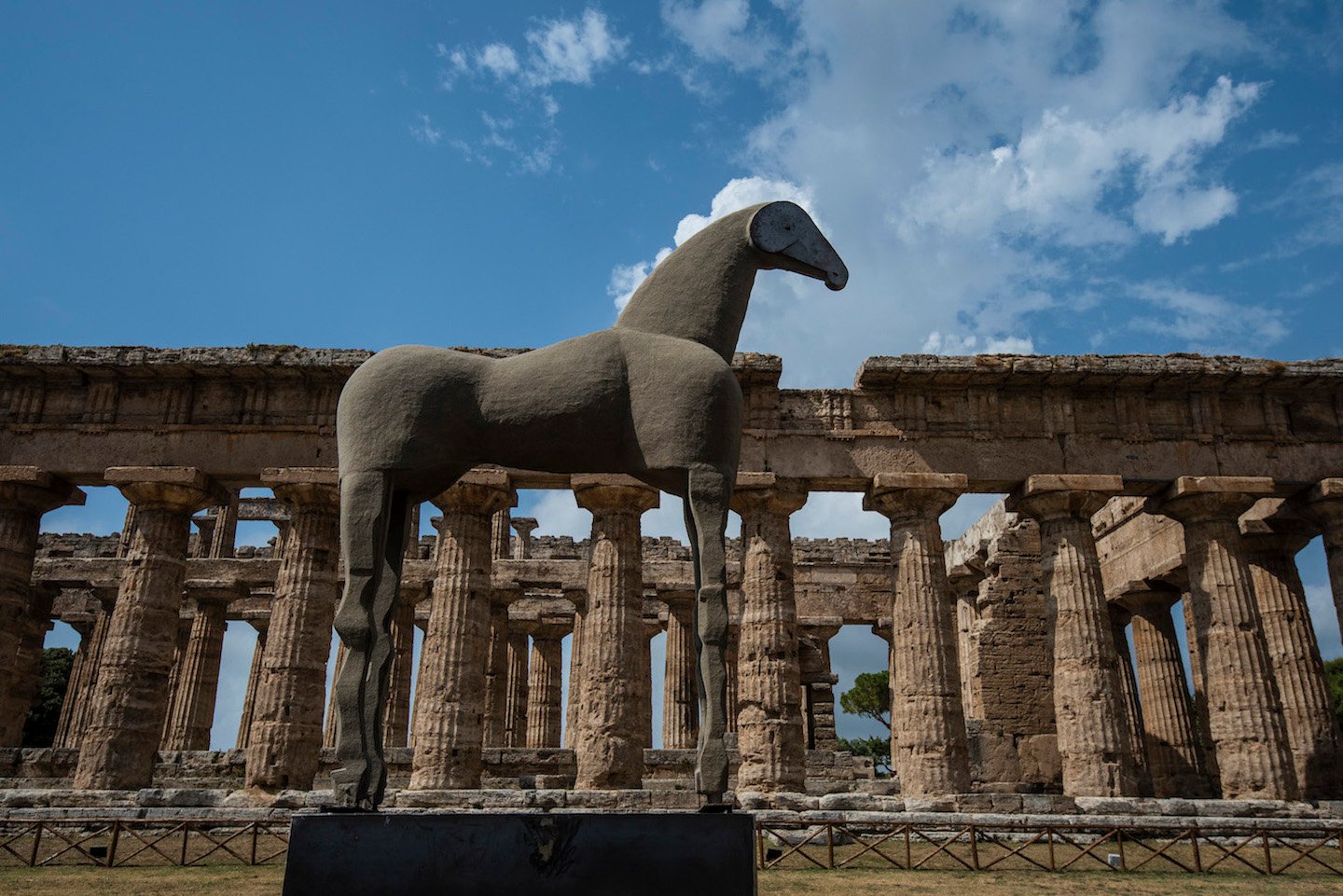 La Scultura Cavallo di Sabbia