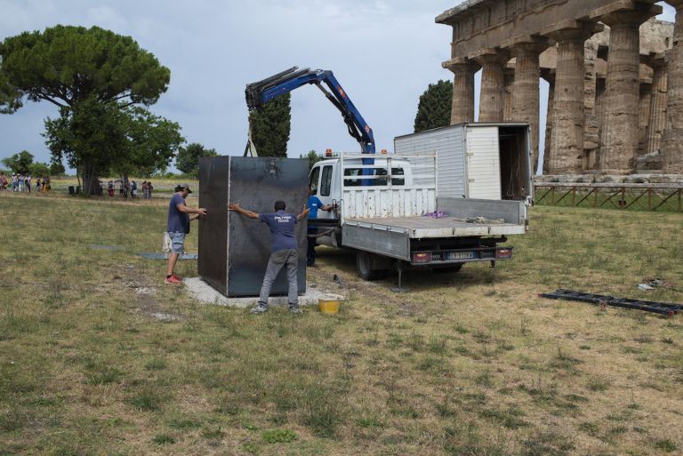 Mimmo Paladino, Il cavallo di Sabbia, 1999-2019, Parco Archeologico di Paestum