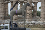 Mimmo Paladino, Il cavallo di Sabbia, 1999-2019, Parco Archeologico di Paestum