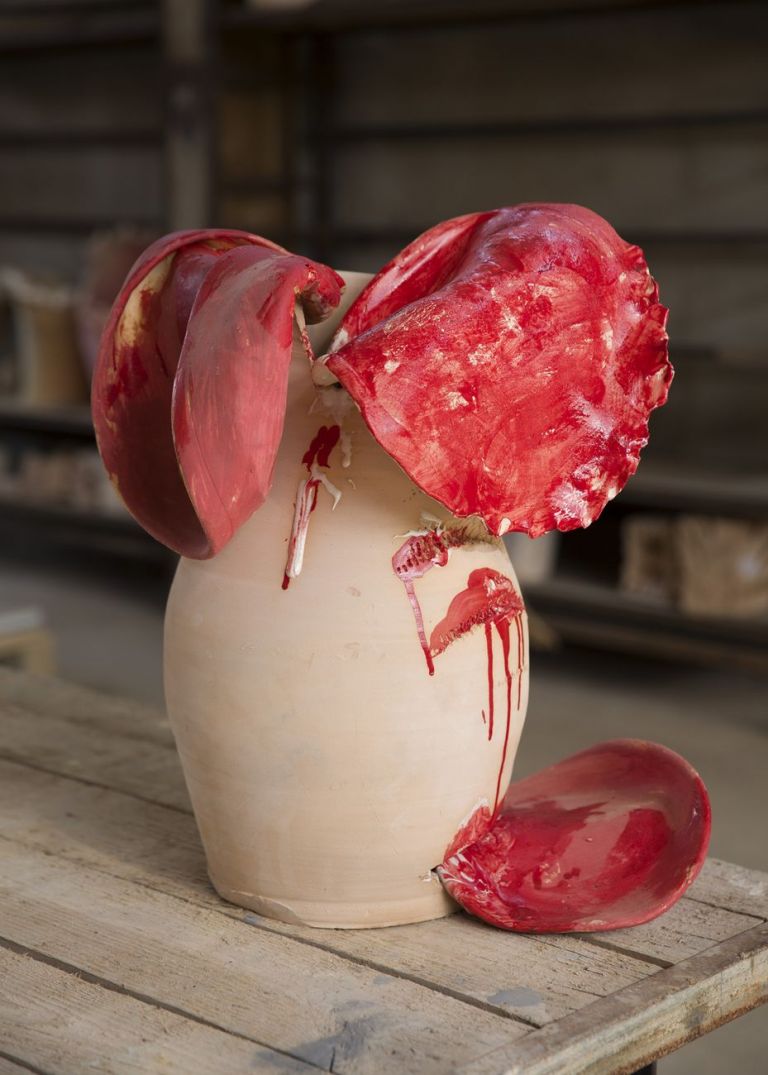 Miquel Barceló, Fulles Vermelles, 2019, MB, Mallorca, collezione dell'artista