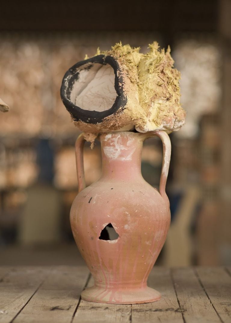 Miquel Barceló, Kierkegaard, serie Filosofi, 2017, MB, Mallorca, collezione dell'artista