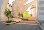 L’installazione di Open Design School per UniversoAssisi 2019, Basilica di Santa Chiara – Assisi. Foto Michael Marzi