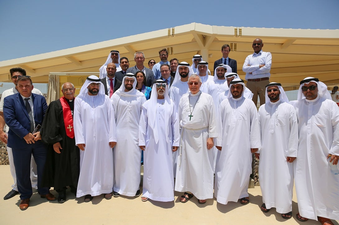 Nahyan bin Mubarak Inaugurates Sir Bani Yas Church and Monastery 