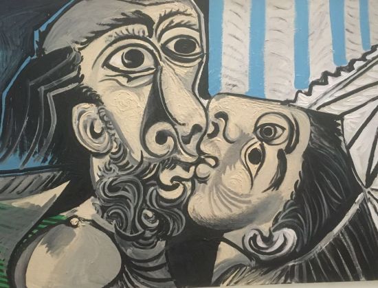 Pablo Picasso, Il bacio, Mougins, 26 ottobre 1969. Musée national Picasso, Paris © Succession Picasso 2019