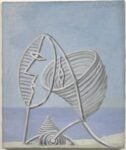 Pablo Picasso, Portrait de jeune fille, April 3, 1936, oil on canvas, 21 2/3" x 18 1/9", Musée national Picasso-Paris. Dation of the Estate of the Artist, 1979 © Succession Picasso 2019