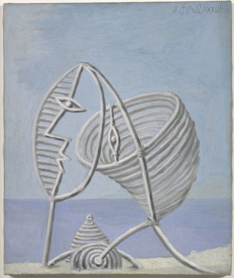 Pablo Picasso, Portrait de jeune fille, April 3, 1936, oil on canvas, 21 2/3" x 18 1/9", Musée national Picasso-Paris. Dation of the Estate of the Artist, 1979 © Succession Picasso 2019