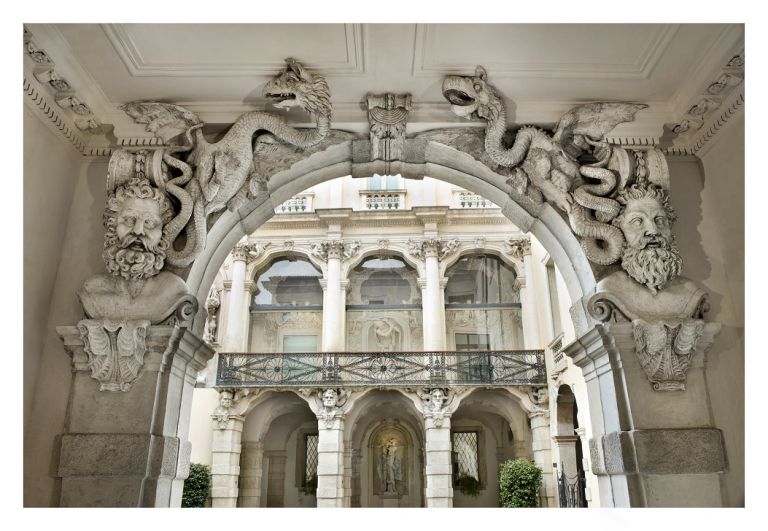 Palazzo Leoni Montanari, Vicenza, Loggia di Ercole vista dall’androne