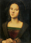 Pietro Perugino, Maddalena, 1500, olio su tavola. Firenze, Galleria Palatina