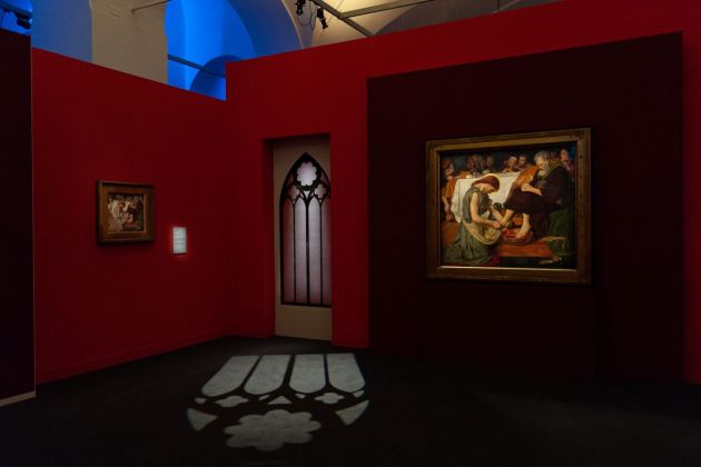 Preraffaelliti. Amore e Desiderio. Exhibition view at Palazzo Reale, Milano 2019. Photo © Carlotta Coppo