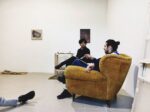 Quarto appuntamento di OPENWORK, a focus on paintings Giulio Saverio Rossi Saverio Verini; talk; SenzaBagno, Pescara, 2019, photo Pierluigi Fabrizio
