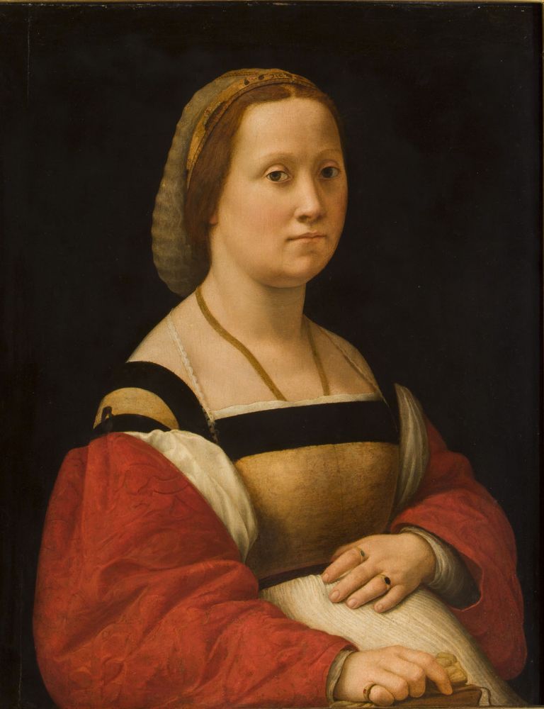 Raffaello, Ritratto di donna detto 'La gravida', Firenze, Galleria Palatina di Palazzo Pitti