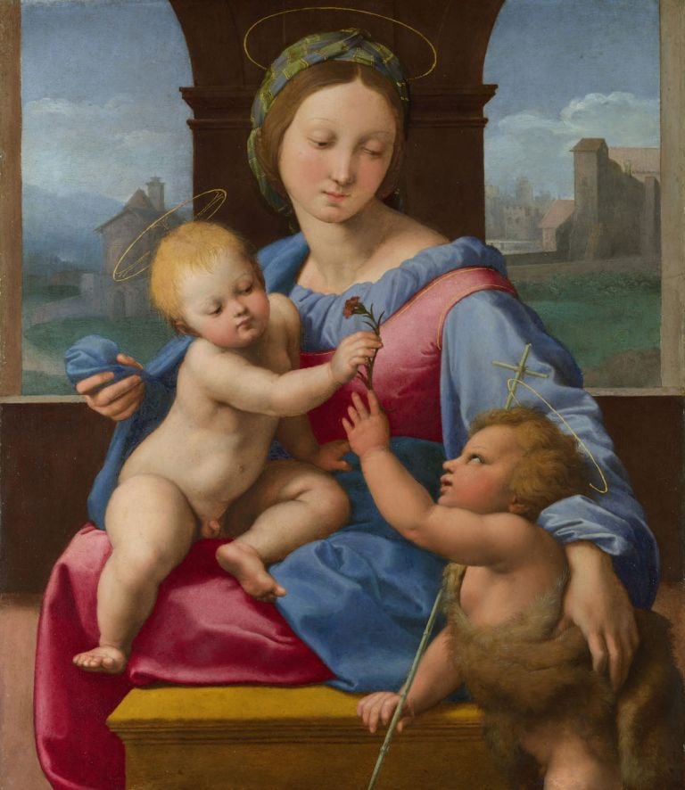 Raffaello Sanzio, Madonna Aldobrandini, 1510 circa, Olio su tavola, National Gallery, Londra