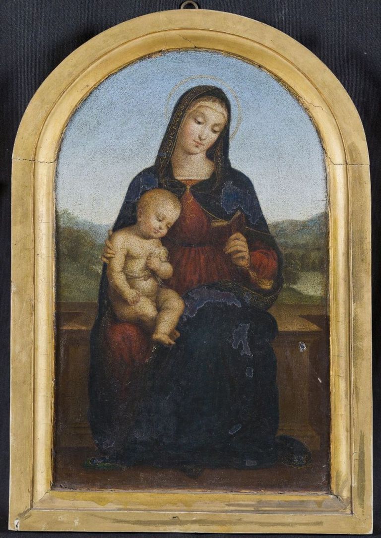Raffaello (attr.), Madonna con il Bambino, sd. Roma, Accademia di San Luca