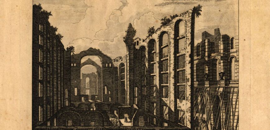 Ruins of Lisbon after the EarthQuake on the 1st November 1755 the Opera House, 1755 Henry Roberts, Biblioteca Nacional de Portugal, Public Domain Mark