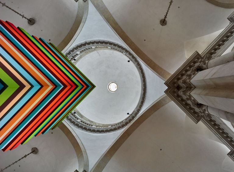 Sean Scully, Opulent Ascension, 2019, particolare. Abbazia di San Giorgio Maggiore, Venezia 2019 © Sean Scully. Courtesy the Artist and KEWENIG, Berlino. Photo Stefan Josef Müller, Berlino