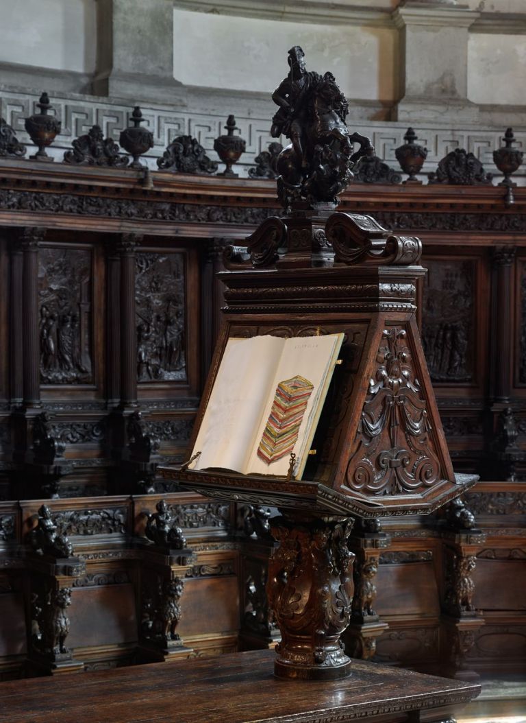 Sean Scully, Illuminated Manuscript, 2019. Abbazia di San Giorgio Maggiore, Venezia 2018-19 © Sean Scully. Courtesy the Artist and KEWENIG, Berlino. Photo Stefan Josef Müller, Berlino