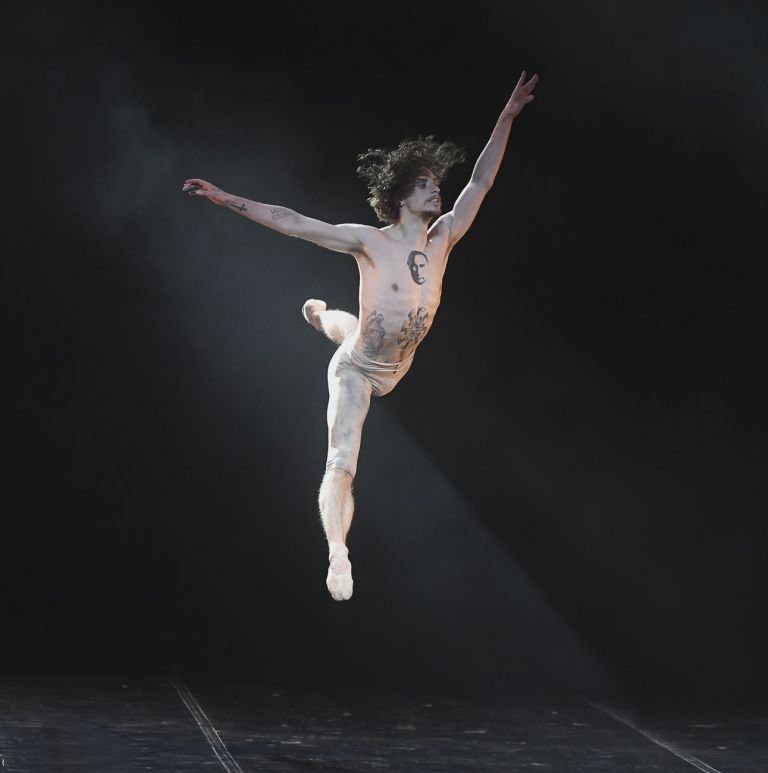 Sergei Polunin in Sacré, photo Alessandro Botticelli