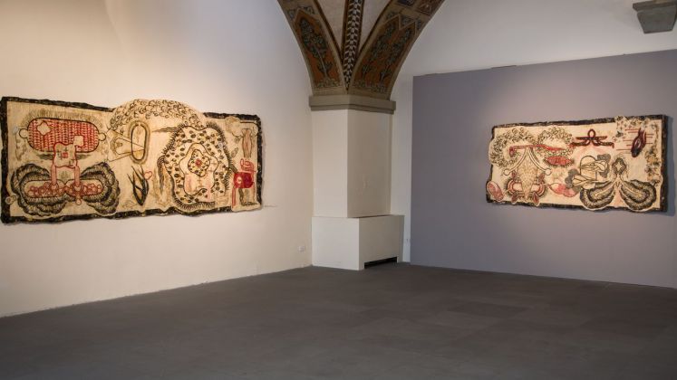 Simone Pellegrini, Passato in giudicato, installation view at Museo di Palazzo Pretorio, Prato 2019, photo Ivan D'Alì
