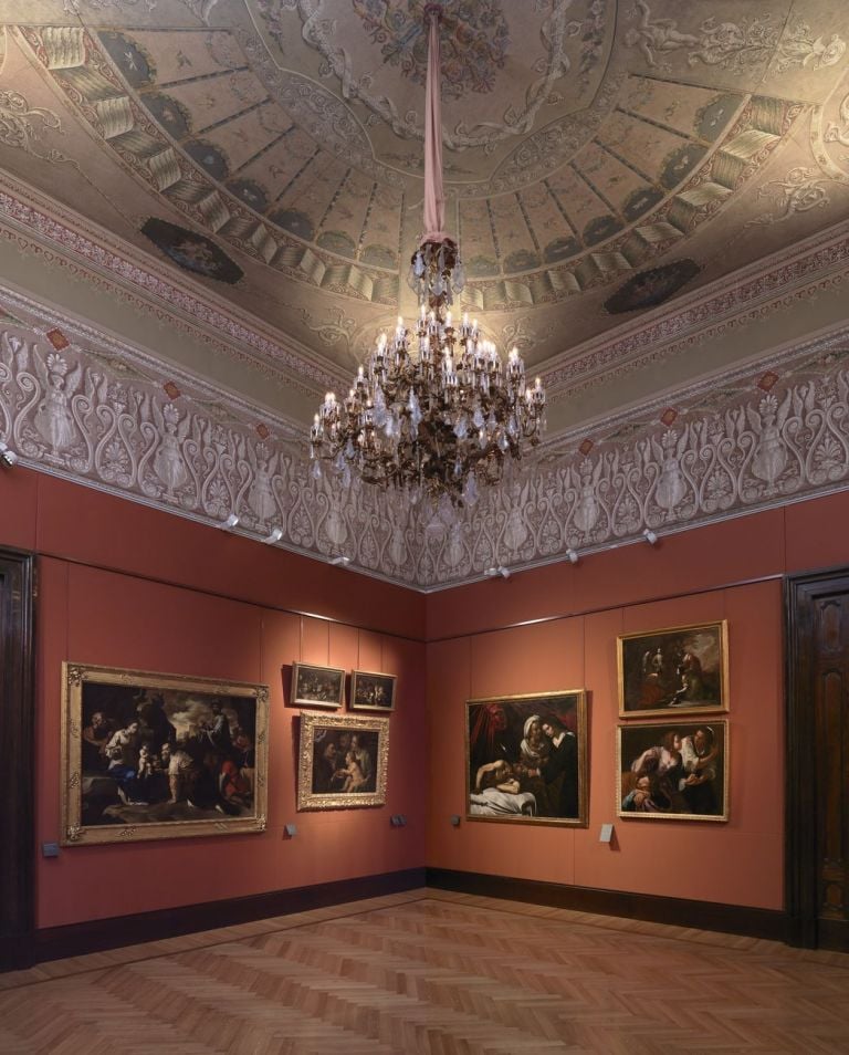 Una delle sale delle Gallerie di Palazzo Zevallos Stigliano, Napoli