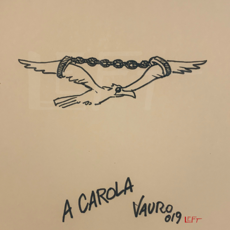 Vignetta di Vauro per Carola Rackete