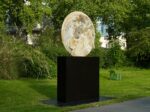 Emily Young, Solar disc iii, 2018, Bowman Sculpture, frieze sculpture 2019, ph Stephen White