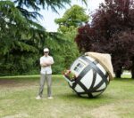 Lars Fisk, Tudor ball, 2019, Marlborough, frieze sculpture 2019, ph Stephen White