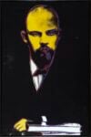 ANDY WARHOL Lenin 1986 acrylic and silkscreen on canvas 183 x 122 cm courtesy Phillips
