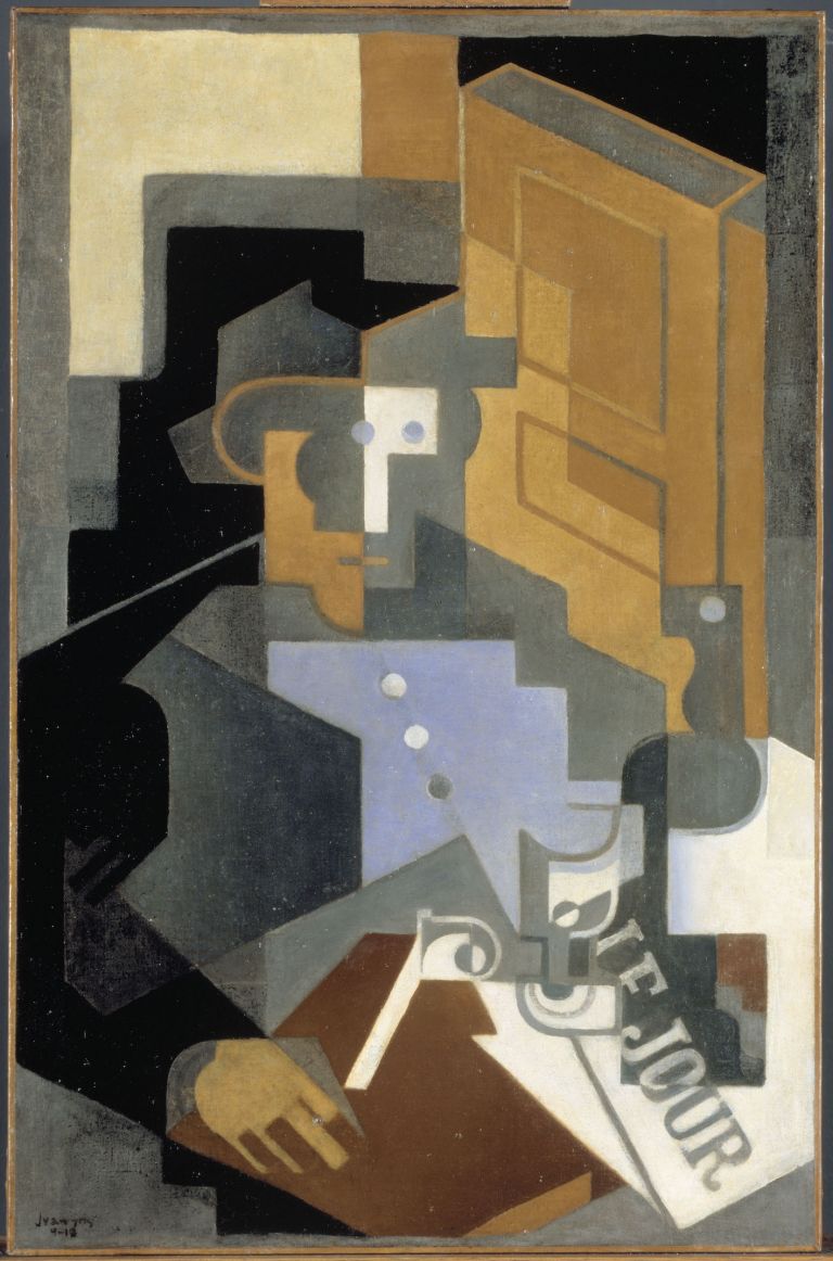 Juan GRIS Man from Touraine 1918 Oil on canvas © Jean-François Tomasian - Centre Pompidou, MNAM-CCI /Dist. RMN-GP