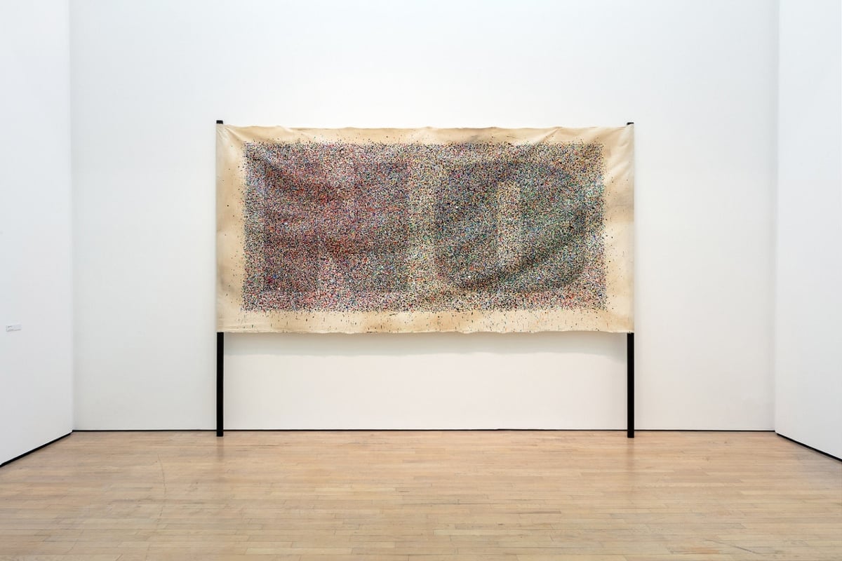 Luca Bertolo, Striscione (Banner), 2018. Courtesy of Arcade, Londra