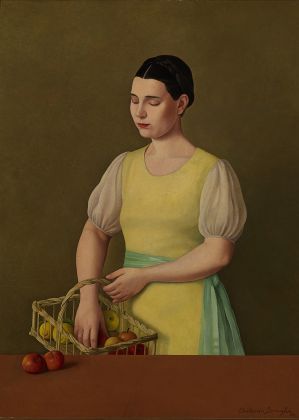 Antonio Donghi, Margherita, 1936, olio su tela, cm 78 x 56