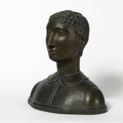Arturo Martini, Busto di ragazzo, 1921, bronzo, cm 42 x 40 x 65. Museo del Novecento, Milano