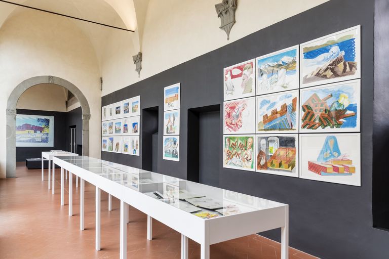 Adolfo Natalini. Paradigma. Il tavolo dell'architetto. Installation view at Museo Novecento, Firenze 2019. Photo Leonardo Morfini. Courtesy Mus.e