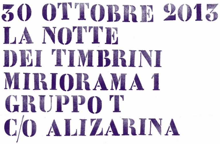 Alizarina e il reenactement della Notte dei timbrini, 2013