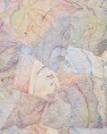 Bea Bonafini, Shed Shreds, 2018, detail. Oil on mixed inlayed carpets, 134x164 cm