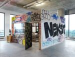 Beyond the Streets. Exhibition view at 25 Kent Ave, New York 2019 Trashed Records installation