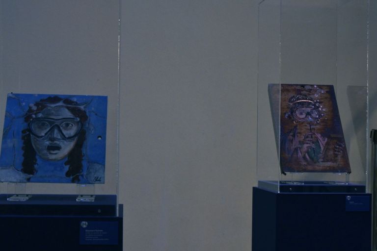 Blub, L'arte sa nuotare, exhibition view at MANN, Napoli 2019, photo Giorgio Albano