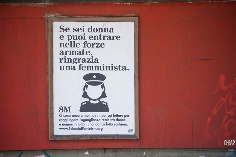 Miss Me in Bologna with CHEAP street poster art #streetart