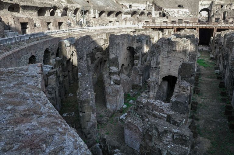 Colosseo, Roma, ipogei. Photo © Irene Fanizza