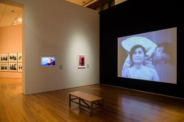 Exhibition view, Yoko Ono, Cut Piece, 1965