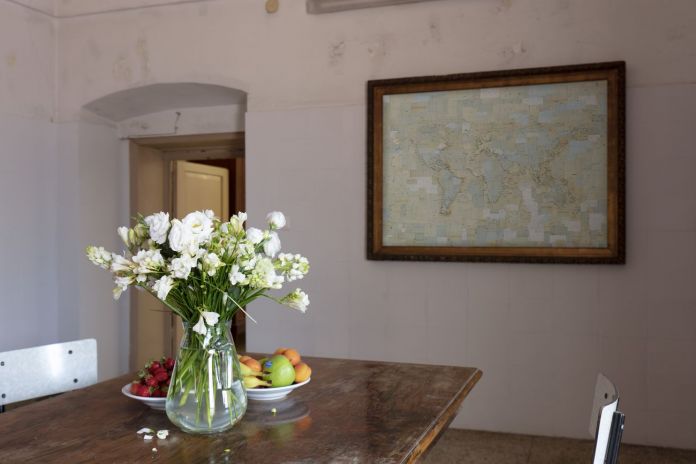 Flavio Favelli, Abissi, 2011. Installation view at Fondazione Morra, Napoli 2019