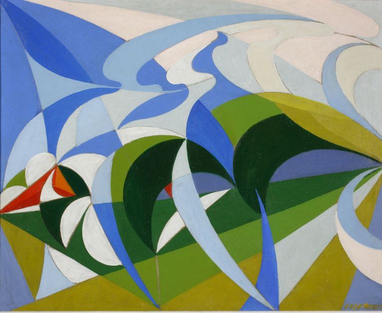 Giacomo Balla, Colpo di fucile domenicale, 1918. Banca d’Italia, Roma